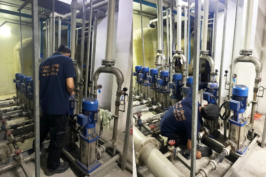 thợ sửa máy bơm công nghiệp gần bạn